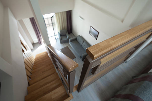 istock staircase in duplex apartment interior selective focus 504854040