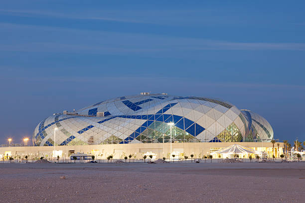 lusail stadium in doha, qatar - qatar stok fotoğraflar ve resimler