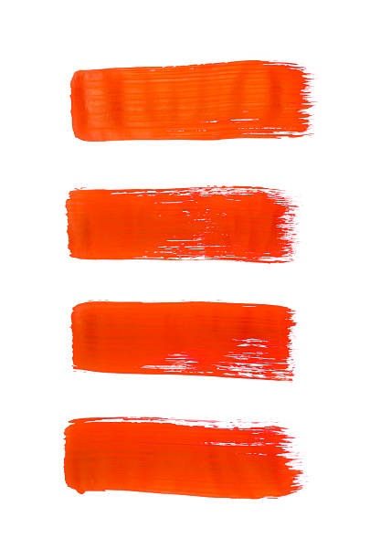 istock Red abstract hand painted watercolor background 504855447