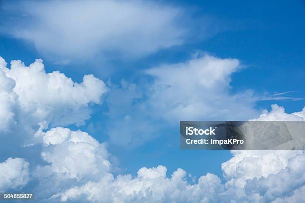 Above Cloud Blue Sky Background Only Stock Photo - Download Image Now - Above, Aerial View, Beauty In Nature