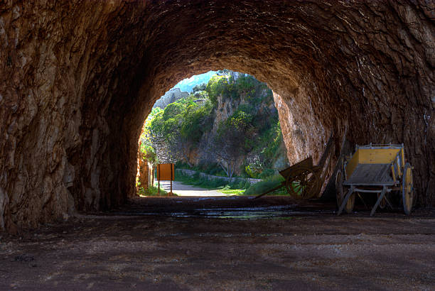 istock natural cave in the Zingaro reserve 504857294