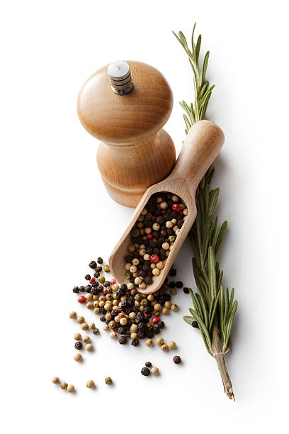 istock Flavouring: Peppermill, Peppercorns and Rosemary 504857678