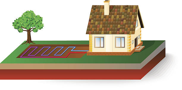 illustrations, cliparts, dessins animés et icônes de pompe à chaleur - refrigeration cycle