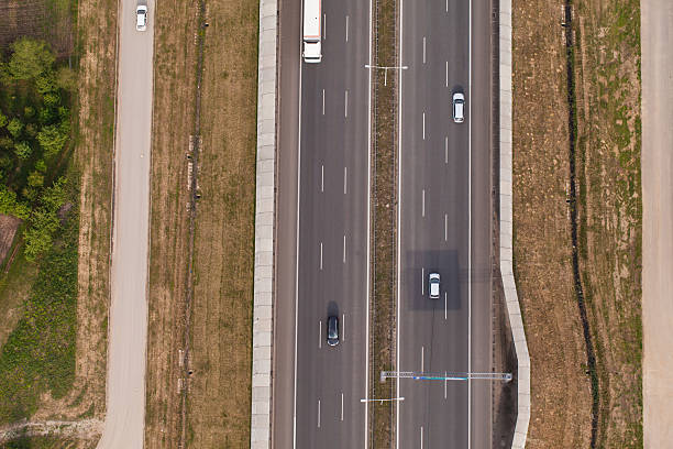 istock aerial view of highway 504857870