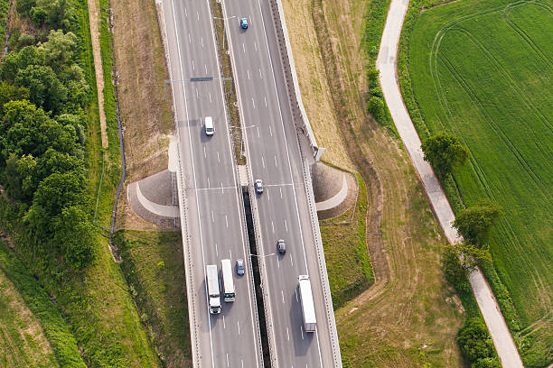 istock aerial view of highway 504858462