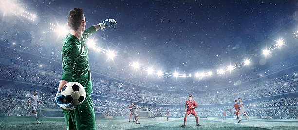 istock Soccer game moment with goalkeeper 504858678