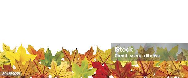 Seamless Autumn Leaves Stock Illustration - Download Image Now - Abstract, Arrangement, Autumn