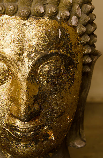 istock half face of buddha close up 504859563