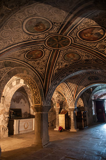 istock Image of  monastery of St. Luke near Delphi 504860470