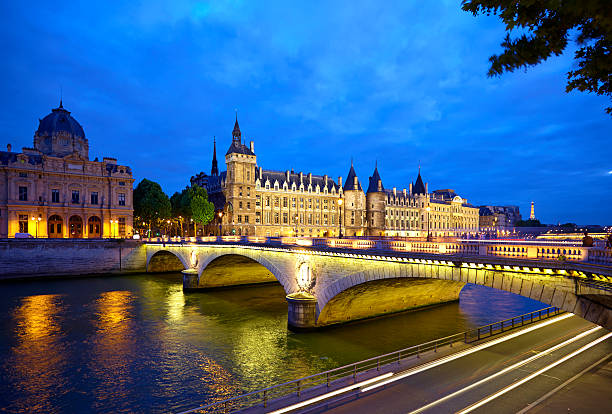 istock Paris And The Seine At Night 504863408