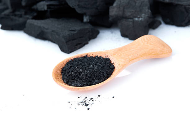 istock charcoal on a wooden spoon 504863742