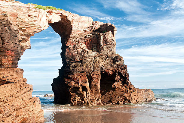 istock Beach of cathedrals, Galicia, Spain 504863802