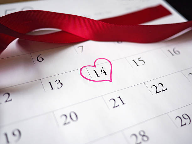 istock Valentine’s day on calendar 504870006