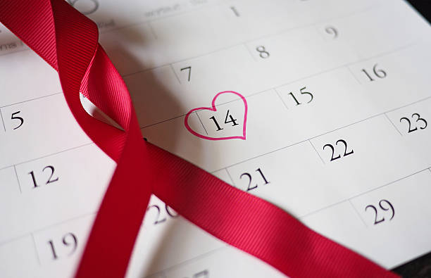 istock Valentine’s day on carlendar 504875212