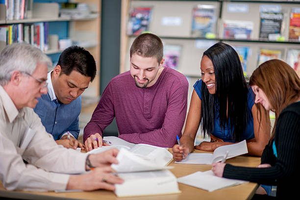istock Teachers Meeting in the Library 504876236