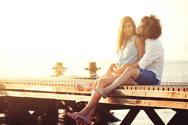 istock Young couple at the quay 504878948