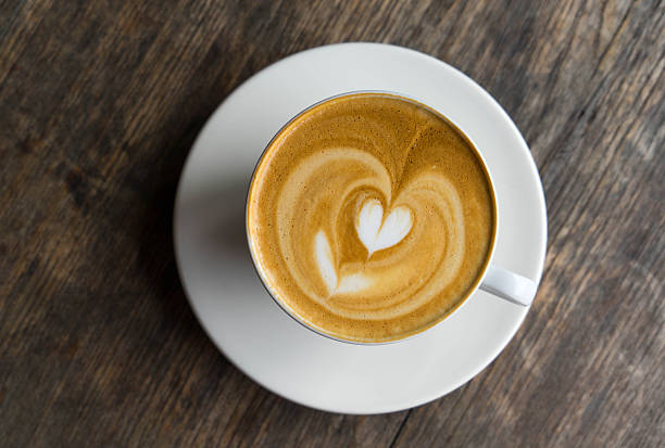 istock Cup of hot coffee put on the table 504880272