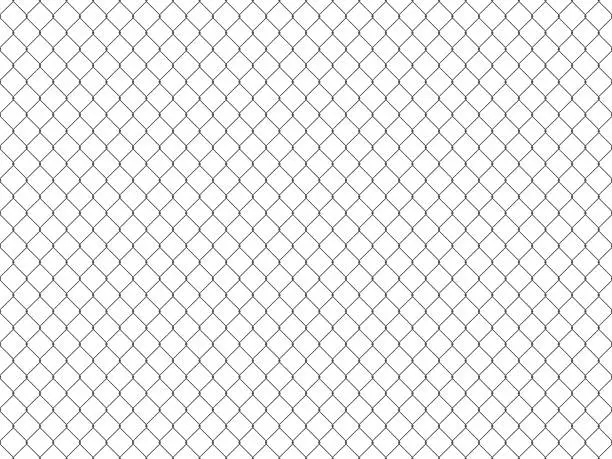 Seamless Tileable Steel Chain Link Fence Texture