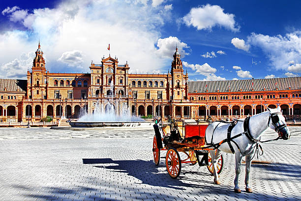 istock Plaza de Espana - Seville, Andalusia 504885608