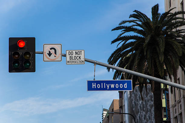 istock Hollywood Sign on Hollywood Boulevard 504888292