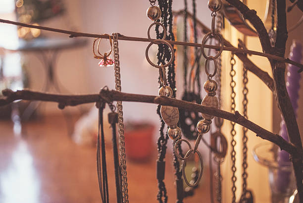 istock Jewelry at the exhibition 504889592
