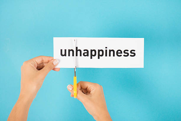 Unhappines To Happiness Changing. Unhappines to happiness. morph transition stock pictures, royalty-free photos & images
