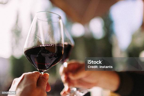 Cheers Stock Photo - Download Image Now - Wine, Celebratory Toast, Red Wine