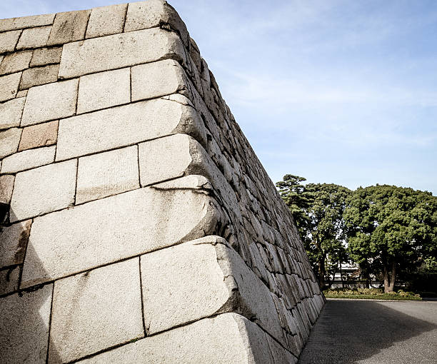 istock Stone wall within the Imperial East Garden - Tokyo 504896586