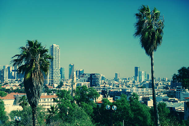 beautiful view of the city of Tel Aviv