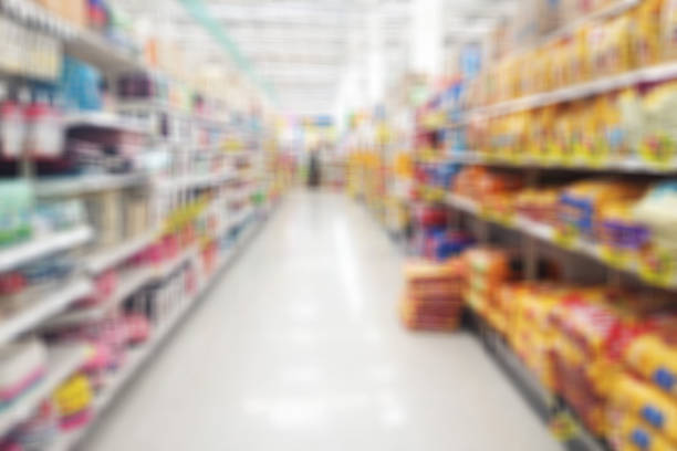istock Abstract supermarket blurry for background 504897770