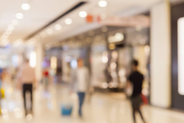 istock Abstract blurry  people shopping in department store for backgro 504899044