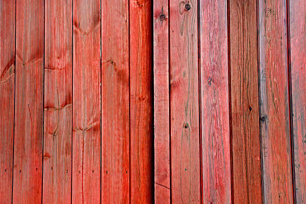istock Orange Wooden Doors / Planks - Background Texture. 504901320