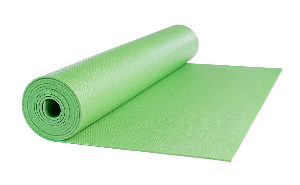 istock Yoga mat isolated on white background, includes clipping path. 504901964