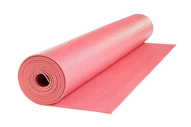 istock Yoga mat isolated on white background, includes clipping path. 504902666