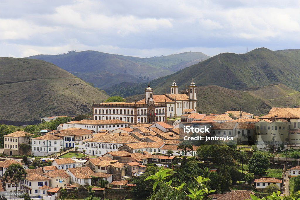 Panoramablick auf Ouro Preto in Brasilien - Lizenzfrei Ouro Preto Stock-Foto