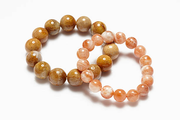 istock Lucky stone bracelet on white background. 504902696