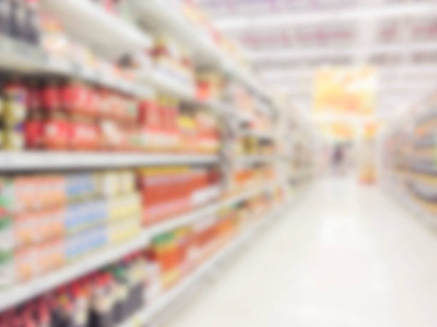 istock Abstract supermarket blurry for background 504902896