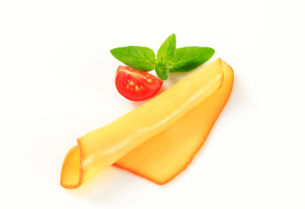 istock Slice of smoked cheese 504904548