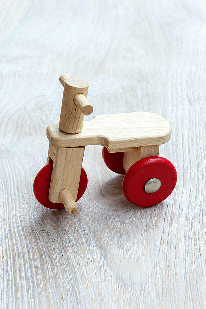 istock Wooden bicycle toy. 504904707