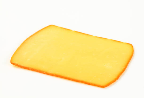 istock Slice of smoked cheese 504904780