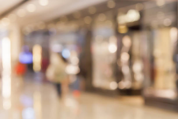 istock Abstract blurry  department store for background. 504905886