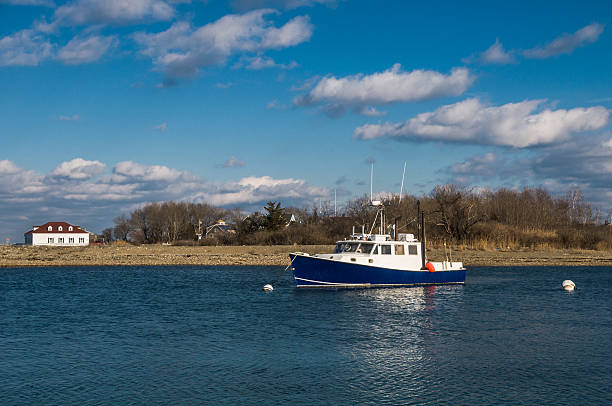 istock Blue Fishing Boat 504906468