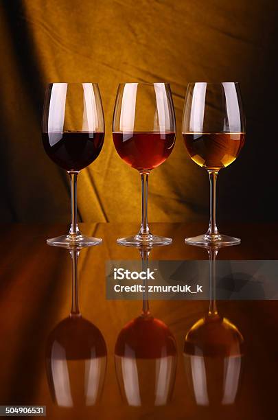 Wine Glasses Stock Photo - Download Image Now - Alcohol - Drink, Cabernet Sauvignon Grape, Chardonnay Grape