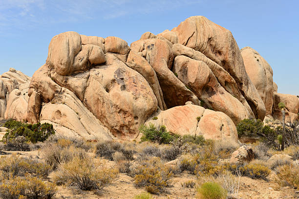 Rocks of Joshua Tree National Park stock photo