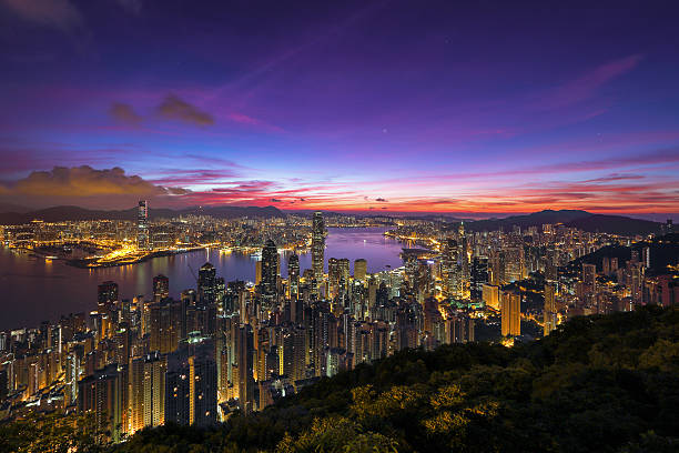 istock Sunrise Hong Kong Peak 504907689