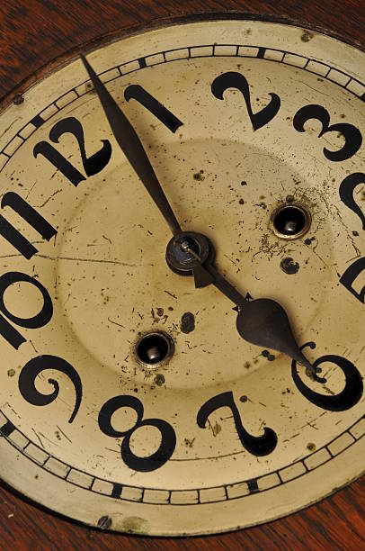 istock Detail of clock face 504908185