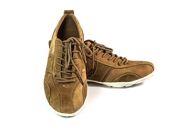 istock brown suede sports shoes 504909399
