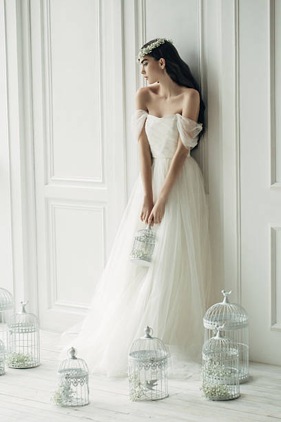 istock Studio shot of young beautiful bride 504909764