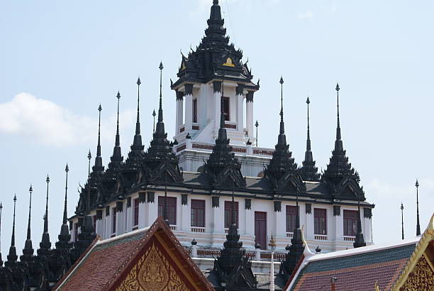 istock Wat Ratchanatdaram, Loha Prasat Details in Asia 504912498