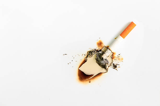 istock Cigarette Burning the White Paper. 504913454